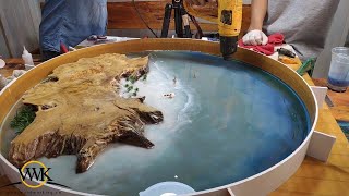 Epoxy Table - Amazing Table of Ocean Epoxy | DIY Arts and Crafts