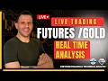 🔴 LIVE Day Trading | Volume & Price Action | GOLD, NASDAQ & EURUSD