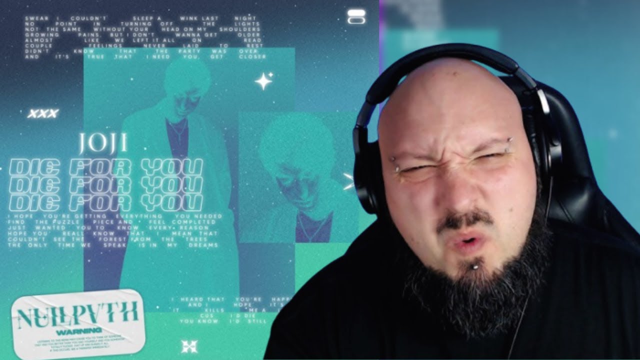 Joji - Die For You // BATERISTA REACCIONA // Nacho Lahuerta