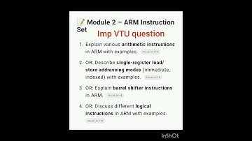 module-wise important questions for VTU BCS402 (Microcontrollers),