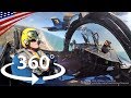 もの凄い360度VRコックピット映像 - アクロバット飛行チーム･ブルーエンジェルス