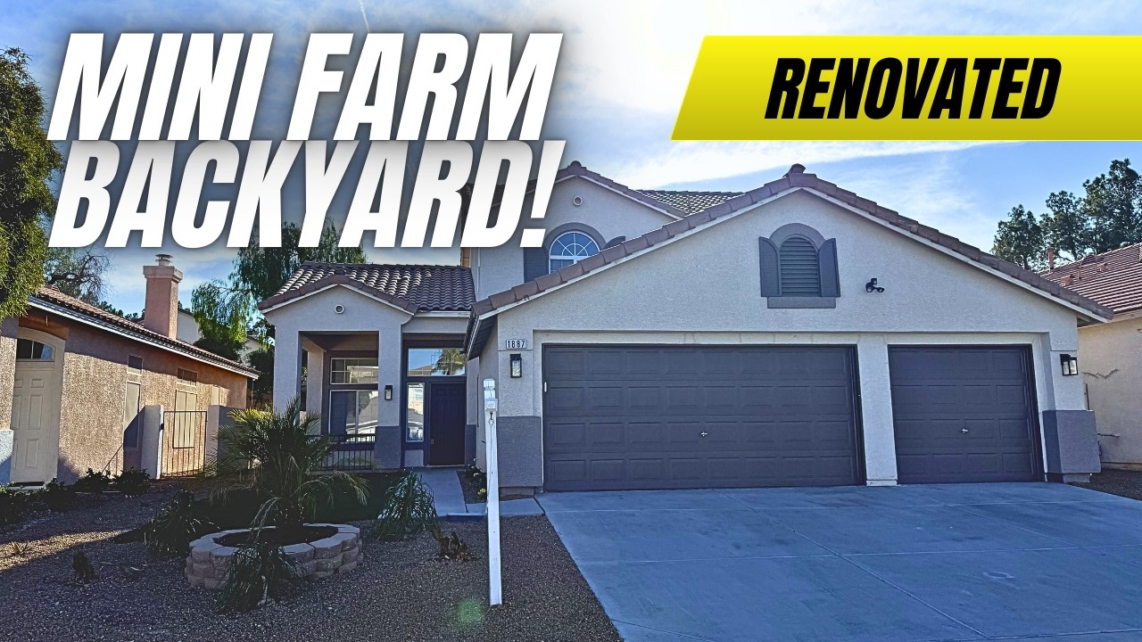 Green Valley Surprise: Remodeled 4BR With a Backyard “Mini Farm”