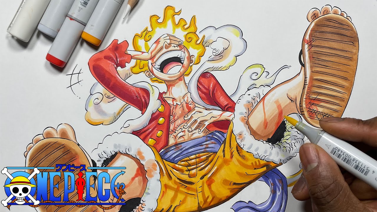 draw Luffy gear 5 : r/drawing