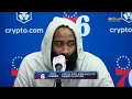 James Harden Postgame Interview | Philadelphia 76ers lose to Toronto Raptors 93-88