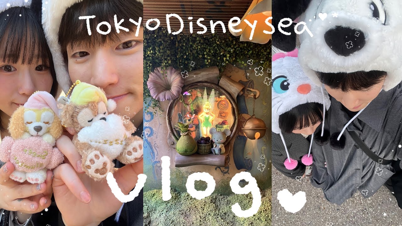 [한일커플] 일본인 남친과 인생 첫!💘도쿄 디즈니씨 브이로그(≧∀≦)| 크리스마스 시즌 오픈런! (중간에 다툼이슈 ..😶‍🌫️)