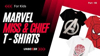 MARVEL BY MISS \u0026 CHIEF | Boys Cartoon Superhero | Cotton Blend T Shirt | unboxer