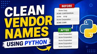 Clean Vendor Names Using Python