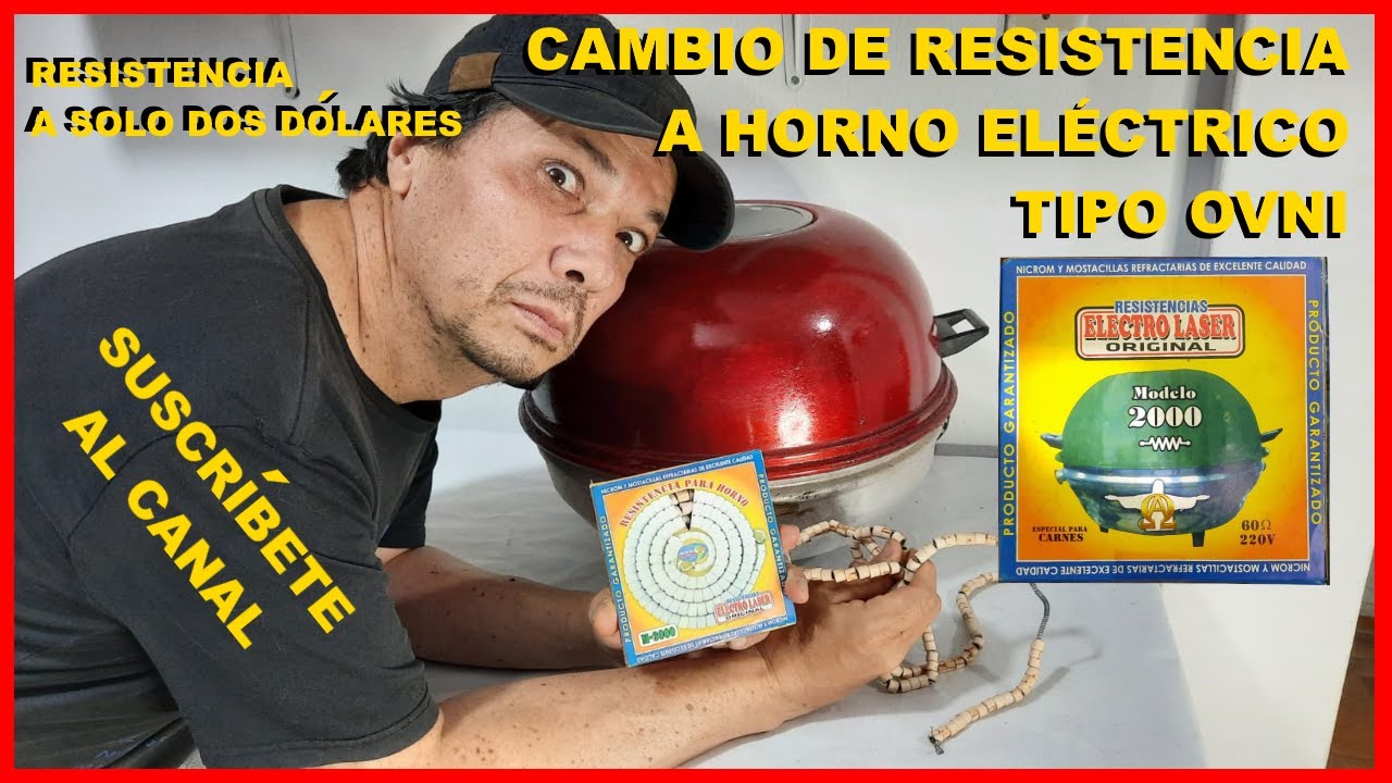 CAMBIO DE RESISTENCIA A HORNO ELÉCTRICO TIPO OVNI / FÁCIL / BARATO / RÁPIDO .