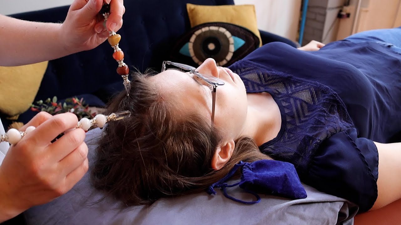 Reiki Session & Palm Reading to Clear Her Aimless Energy | Real Person ASMR