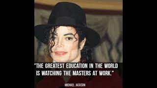 "The Greatest Education Is Watching The Masters 👁️" #michaeljackson #learnfromthebest #foryou #viral