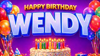 Happy Birthday Wendy 🎉 | Birthday Song for Wendy | Happy Birthday to Wendy Rock Version
