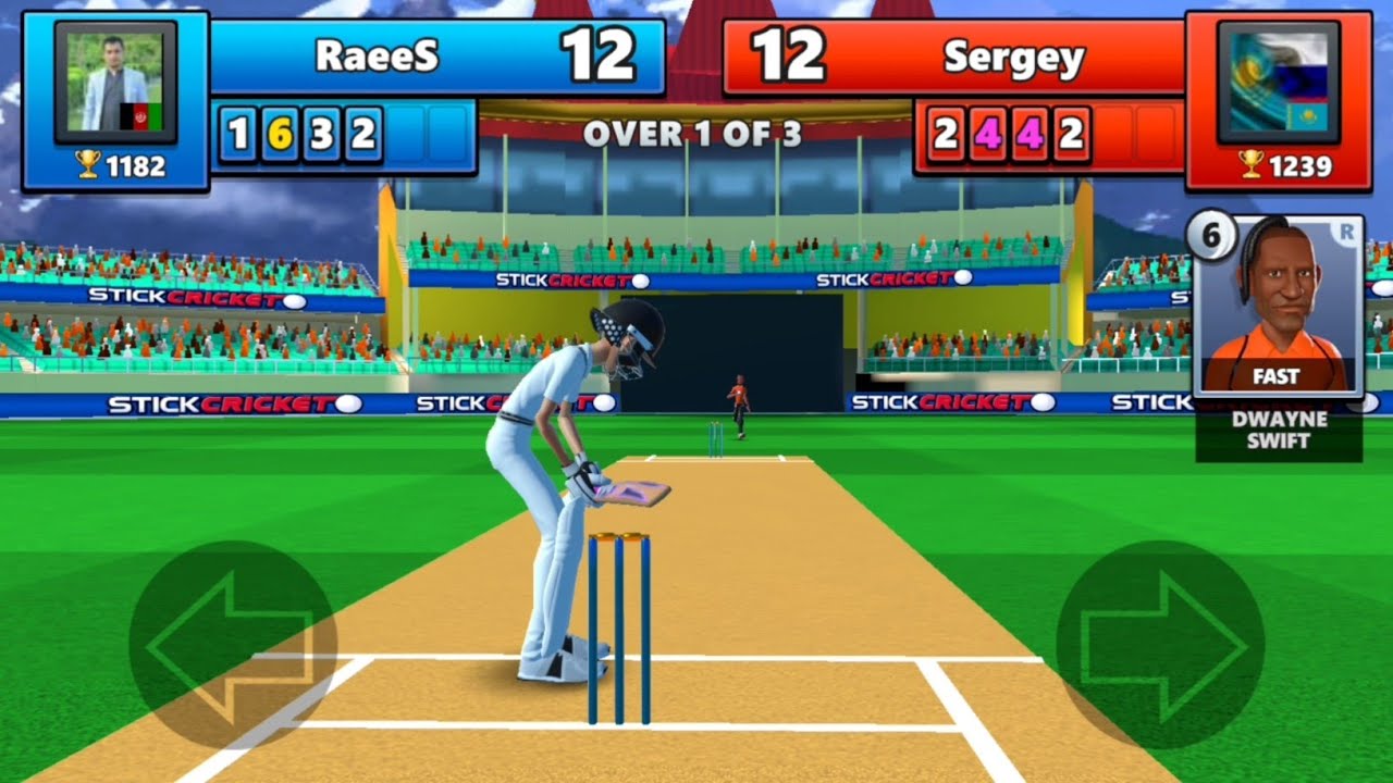RaeeS vs Sergey | Afghanistan vs Kazakhstan | Stick Cricket Live