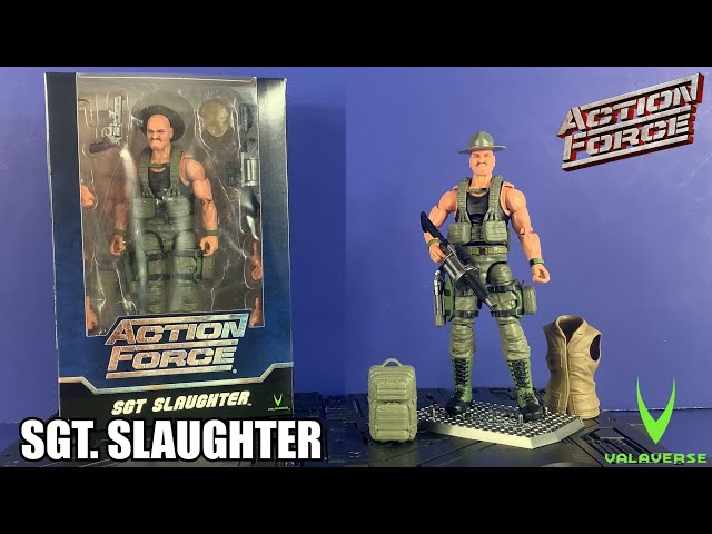 VALAVERSE ACTION FORCE Series 2A SGT Slaughter action figure MISB