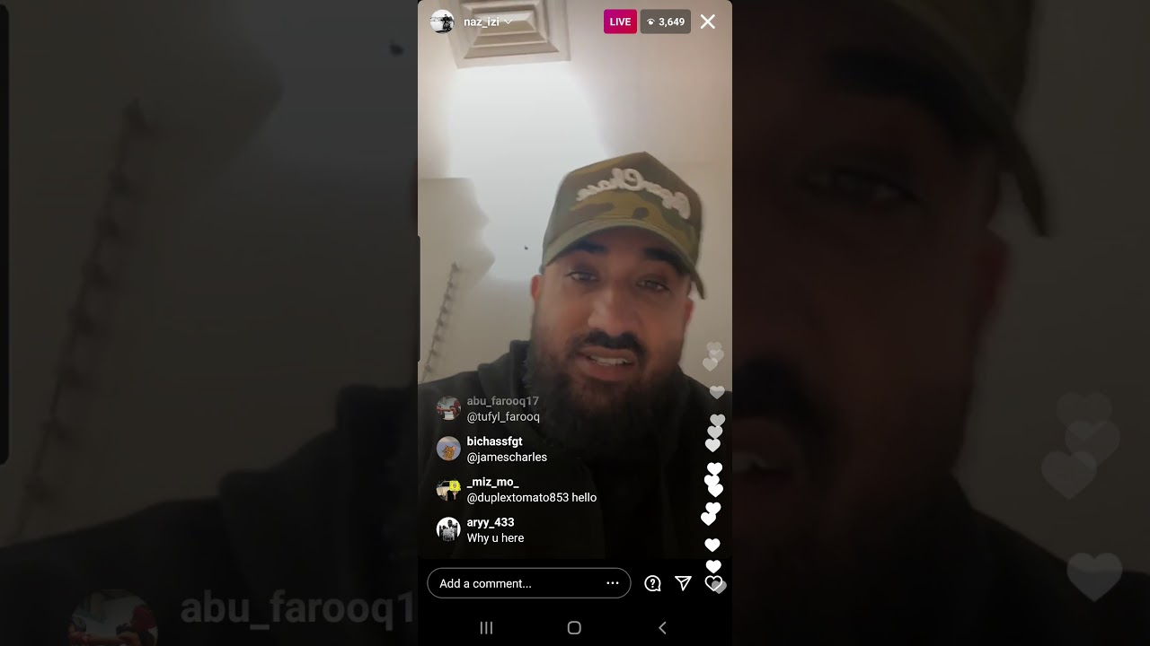 Adam saleh EXPOSED by old manager (insta live)