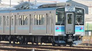 E127系モトA2編成構内試運転　長野総合車両センター