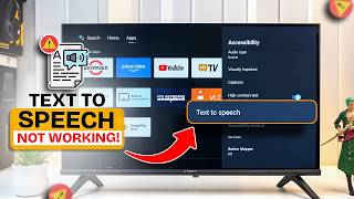 How To Fix Text To Speech Not Working On Google Tv