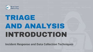 5.1 Triage & Analysis Introduction – Incident Response and Data Collection Techniques 01 Initial File Triage And Shellcode Identification