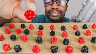Asmr Eating Haribo Crunchy Gummy Berries Candy Asmr Ty Mukbang