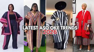 Latest Aso Oke Styles Inspiration 2026 | Elegant Traditional Looks for Women