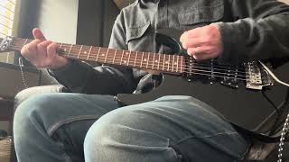 1980's Kramer Focus 6000 Black Super Strat HSS Floyd Rose ESP MIJ