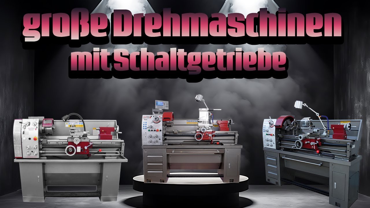 Drehbank / Drehmaschine PM4000 mit 400 Volt Motor / 1,5