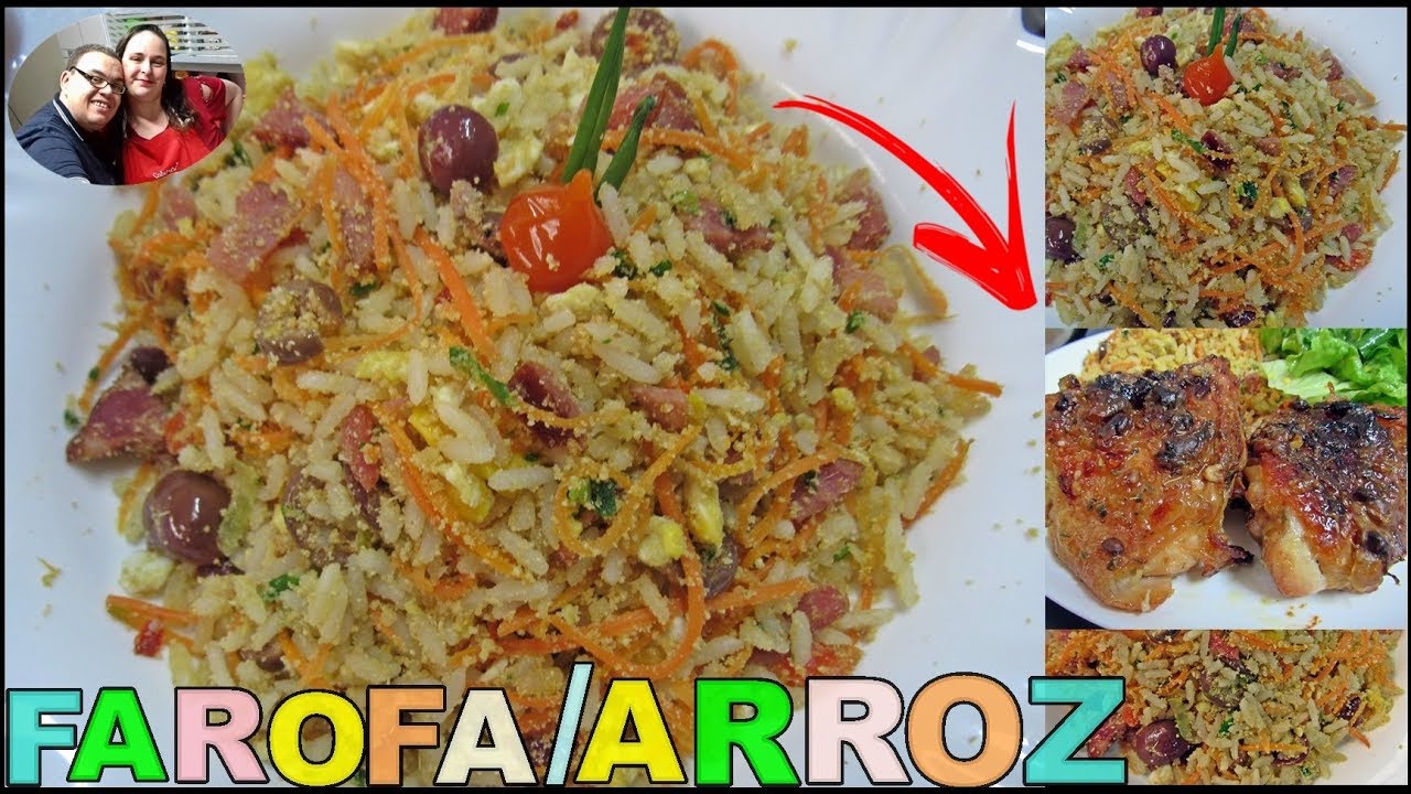 NÃO JOGUE ARROZ FORA/FAÇA ESTÁ FAROFA MARAVILHOSA (FAROFA DE ARROZ)
