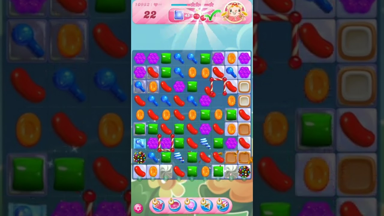 Candy Crush Saga | Level  10982 | Without booster