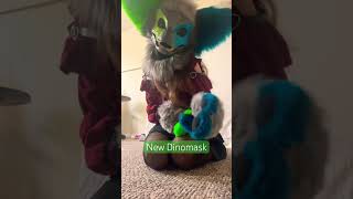 Dinomask! #furry #fursuit #fursuiter #dinomask #therian #otherpaw #otherhearted #alterhuman