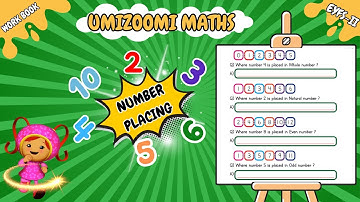 UMIZOOMI MATHS: Number Place Value| Easy Way To Teach Number Placement| Before and After EYFS-2|72