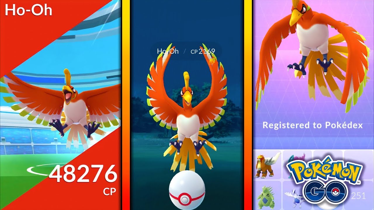 LEGENDARY HO-OH RAID IN POKEMON GO 