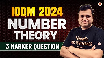 Number Theory | 3 Marker Question | IOQM 2024 | IMO | Maths Olympiad | Chetan sir | VOS