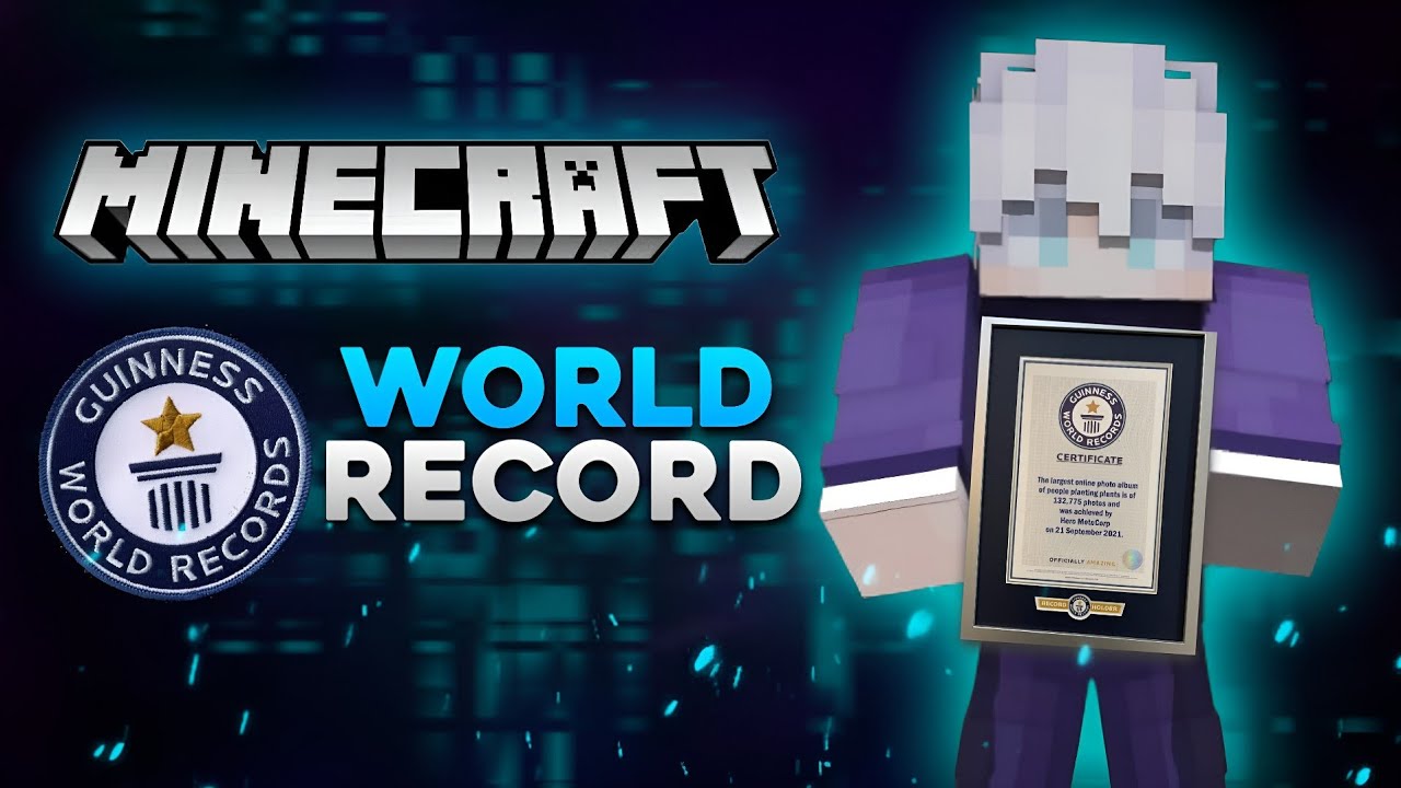 I BROKE MINECRAFT YOUTUBERS WORLD RECORDS 🌍🔨 - YouTube