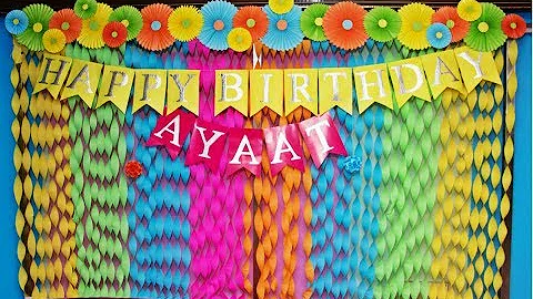 Birthday Decoration Ideas at Home #2 || Baby Shower Decorations || Balloon Decoration Ideas