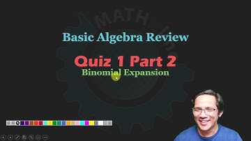 Solution to Quiz 1 Part 2 - Basic Algebra Review