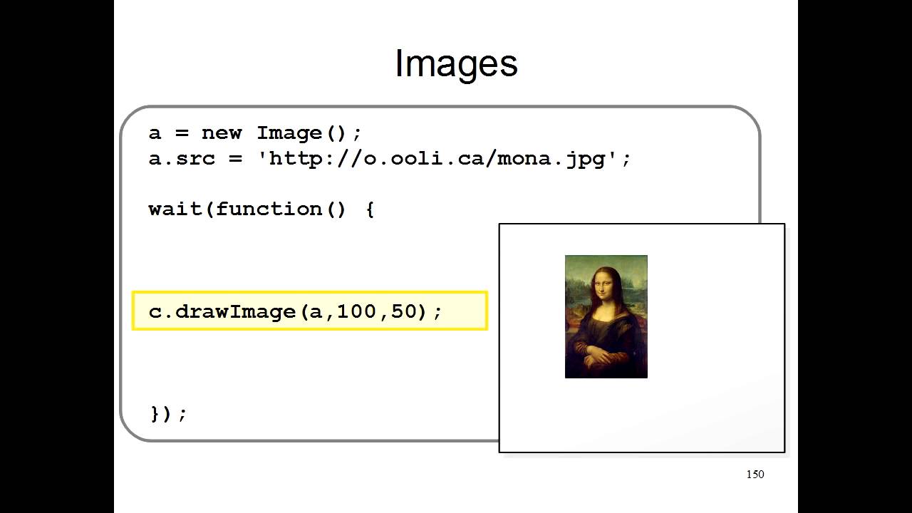 Computer Graphics Using HTML5 Canvas Part 4: Images - YouTube