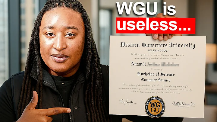 Why The WGU Cyber Degree Is USELESS (don't do it...)