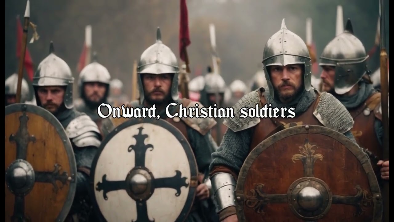 ⚔️ Onward, Christian Soldiers – Heavy Metal Hymn with Celtic Elements | Lyric Video 🎶