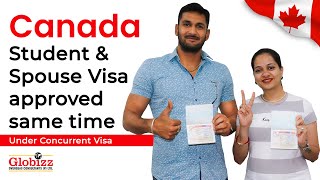 Canada Student & Spouse Visa approved same time | Concurrent Visa Canada