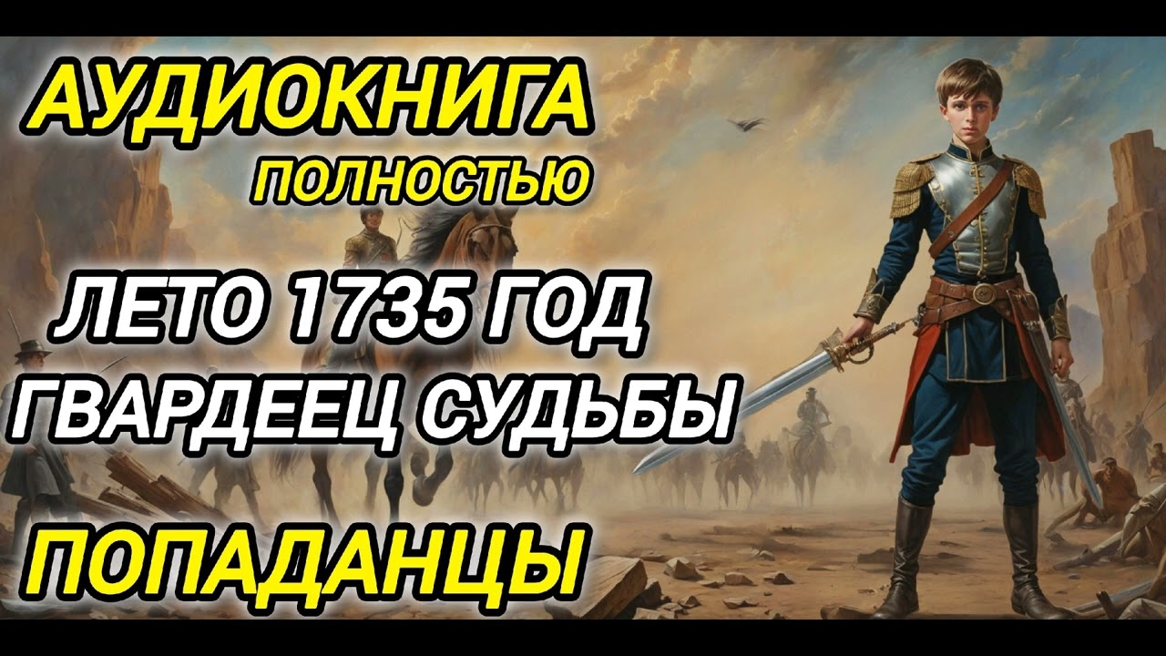 Аудиокнига ПОПАДАНЦЫ В ПРОШЛОЕ: ЛЕТО 1735 ГОД ГВАРДЕЕЦ СУДЬБЫ