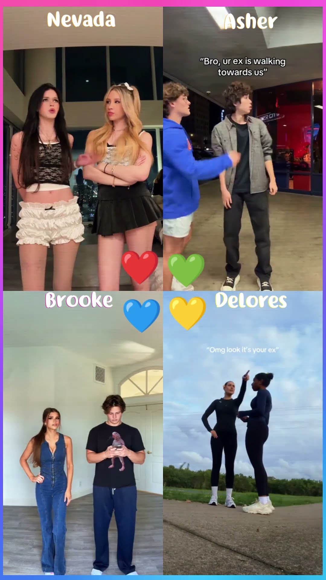 Blindsided - Nevada x Asher x Brooke x Delores #shorts #dance #tiktok