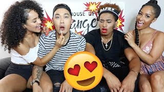 DOING OUR BOYFRIENDS MAKEUP PT 1!!! Ft. PontiacMadeDDG, ChinoAlphaWolf, Sayria Jade