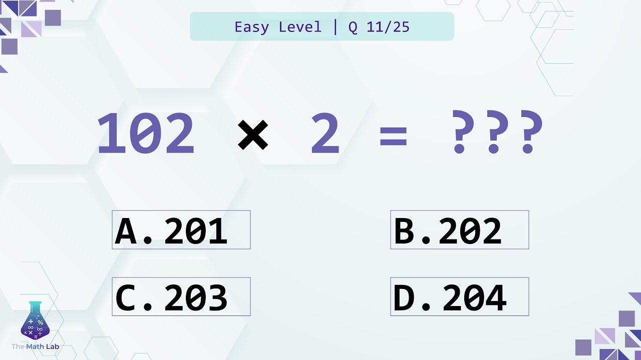 STOP! Your Brain is Too Slow! 🛑 25 Questions - Easy Level V6