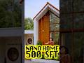 Perfect Compact Living 500 SFT Nano Home 🏡 #housedesign #shorts