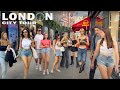 🇬🇧LONDON CITY TOUR | Central London Sunset Walk - September 2023 |London Street Walk 4K HDR