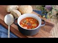 【365日のパンとスープ】彩り野菜のトマトスープ
