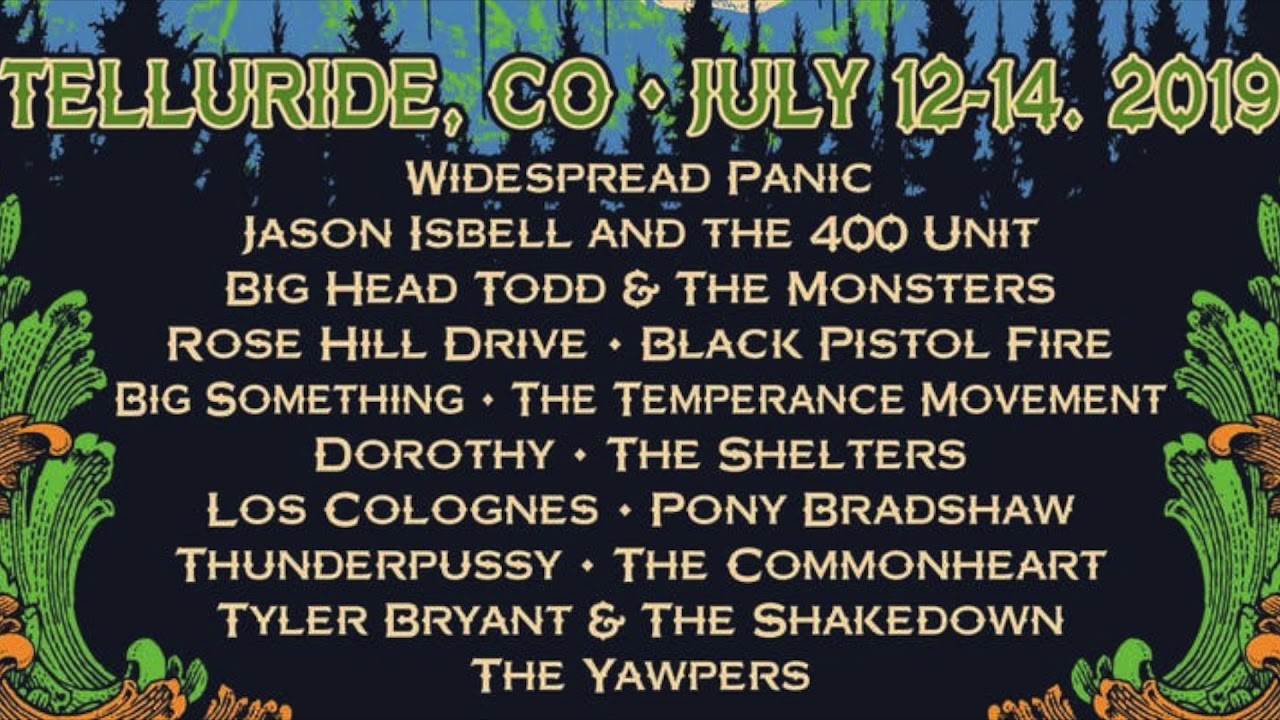 RIDE FESTIVAL LINEUP YouTube