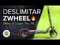 Cómo deslimitar tu patinete Zwheel Zrino ( Zcougar, T4, T8) paso a paso ⚡️+ Instala mando limitador