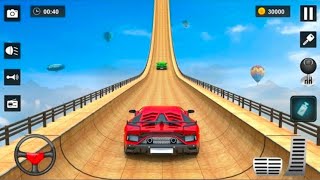 スーパークレイジーメガランプGTカーレースエクストリームカースタントマスタードライビング | Androidゲームプレイ screenshot 1