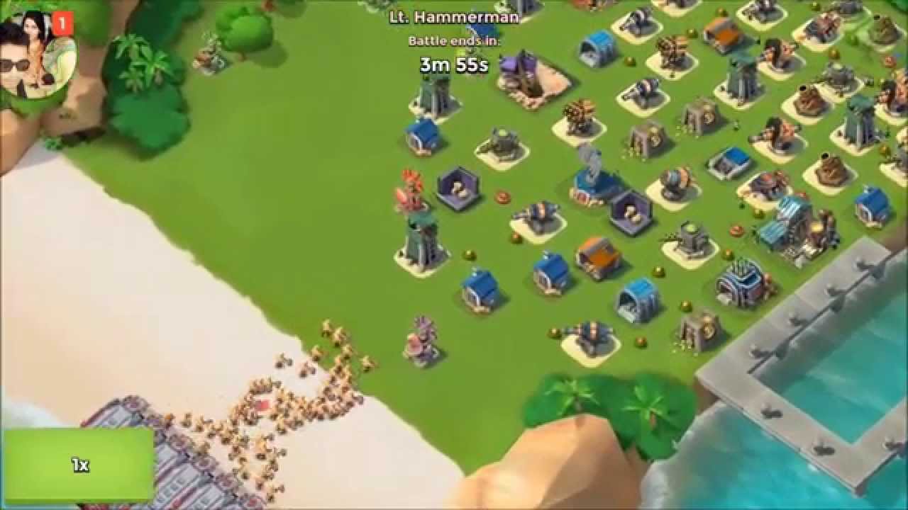Boom Beach How to beat Hammerman Strick back event Succesfully defend