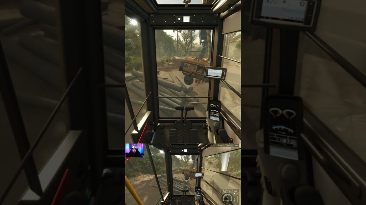 Экскаватор Volvo — Обработка деревьев — Farming Simulator 25 